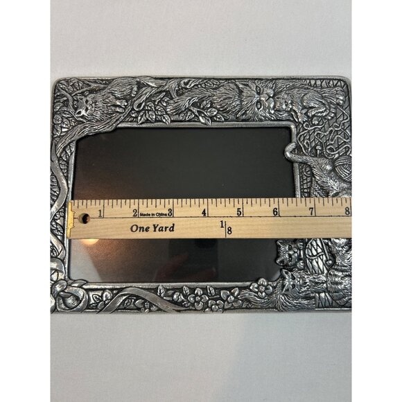Vintage Arthur Court Pewter Picture Frame Cats Kittens for 4.5x6.5 in - Picture 11 of 12